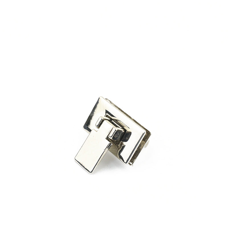 Rectangle metal clasp buckle locks for leather bag