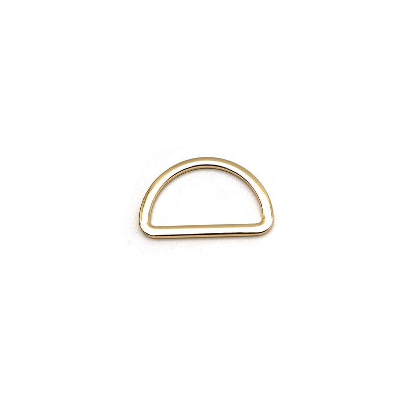 DIY Bag Accessories Zinc Alloy Various Size Flat D Rings For Handbag