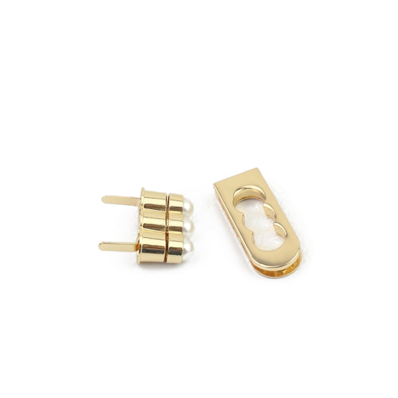 Handbag accessories pearl decoration lock head turn locks