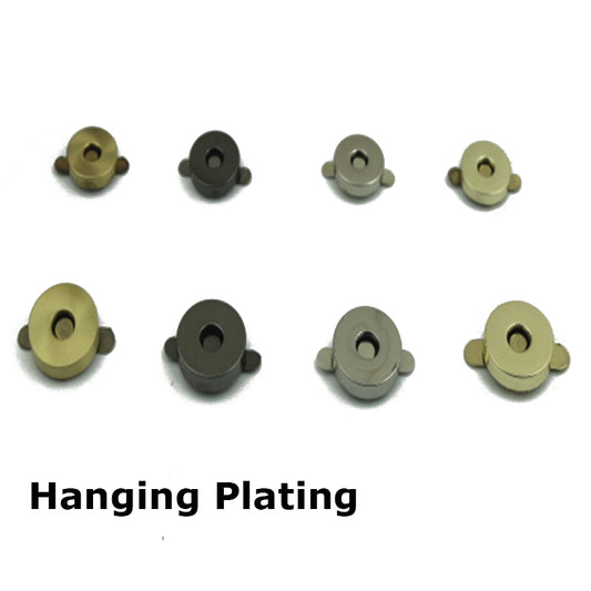 Bag iron material 18mm thickness model smooth metal magnetic button 100PCS/Boxes