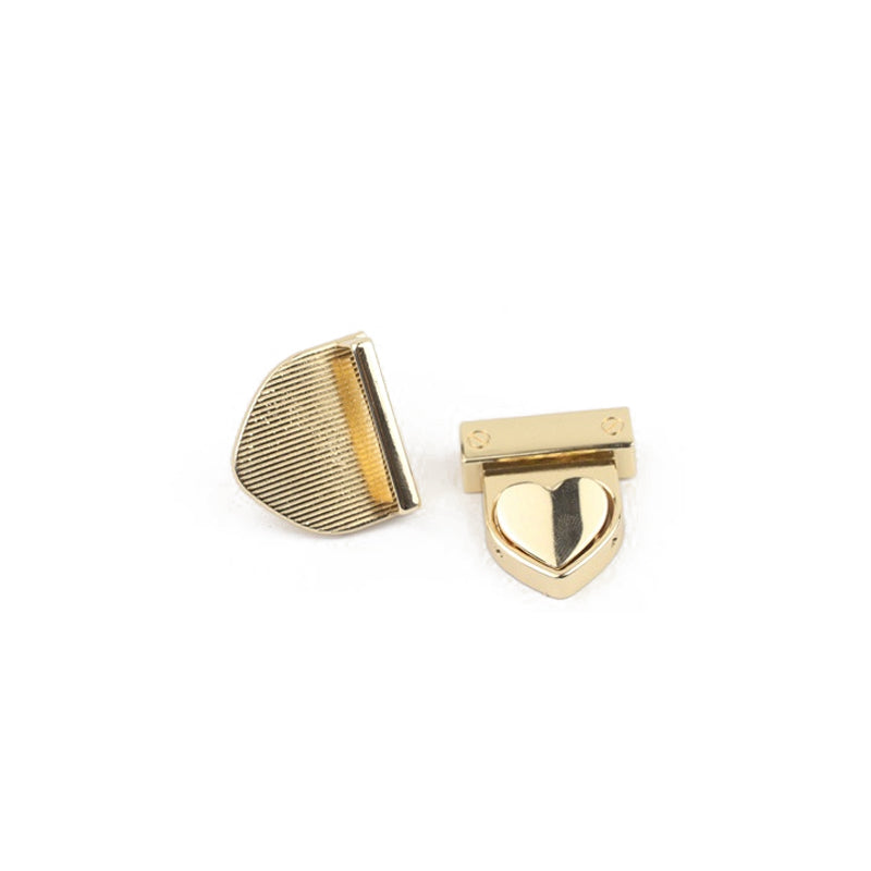 Luggage hardware accessories zinc alloy heart-shaped plug-in lock