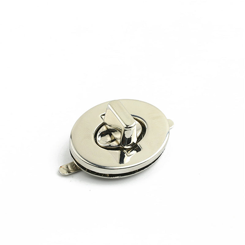 Bag zinc alloy large size metal egg lock oval-shaped turn twist lock