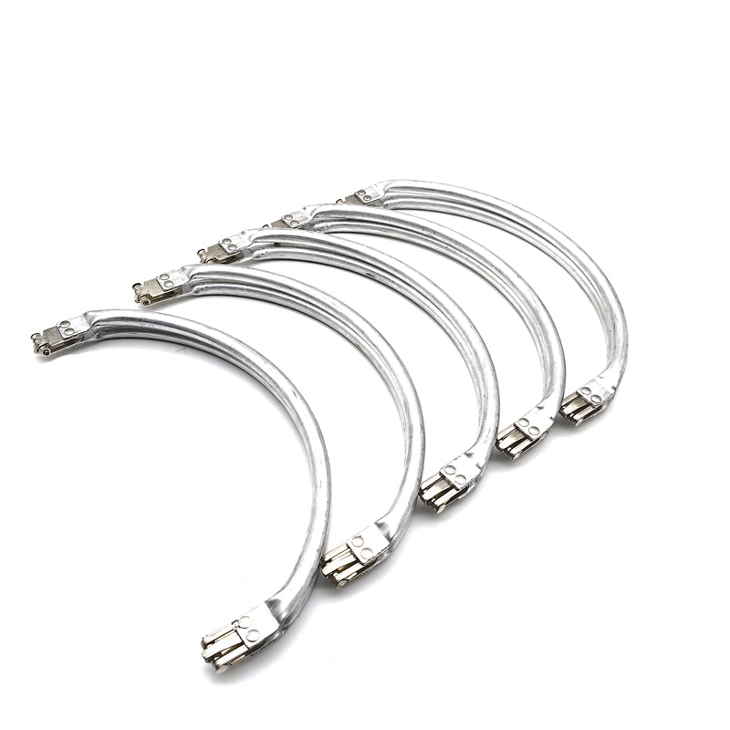 Hardware Accessories Metal Kiss Clasp Purse Frame Doctor Aluminium Tube Handle Buckle Bags Clutch Handles