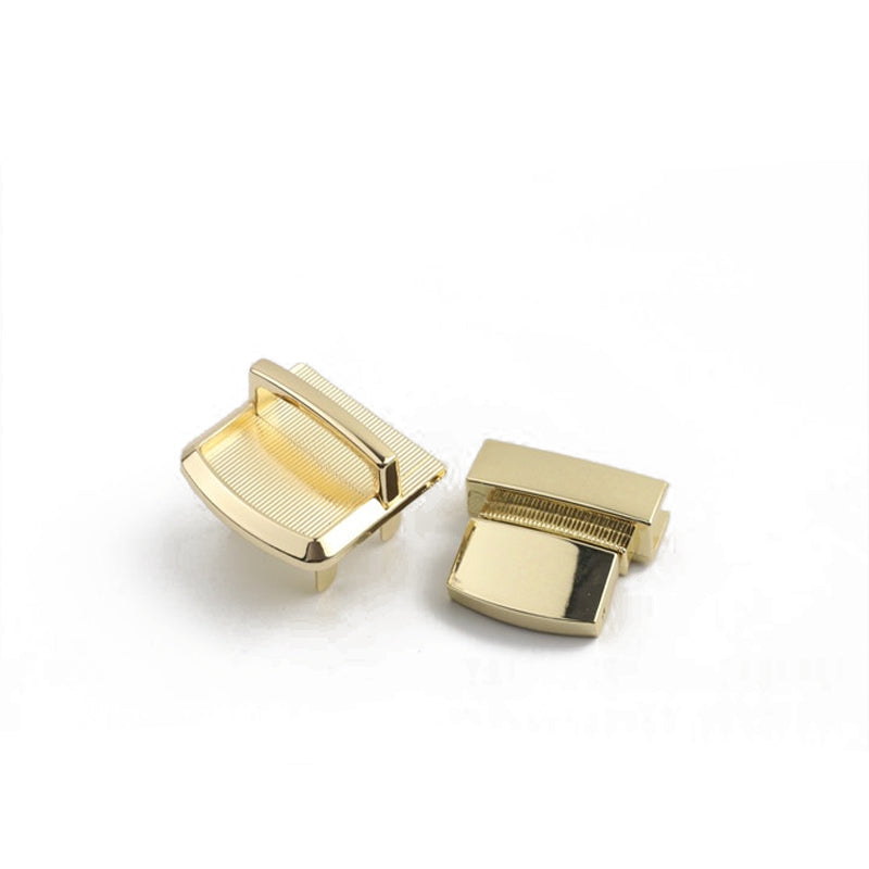Bag hardware metal clasp closure switch mortise locks