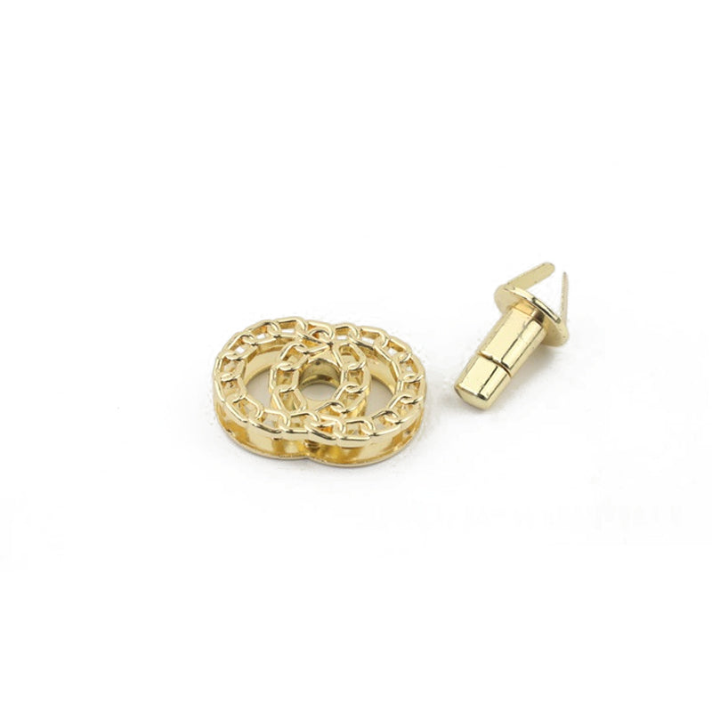 Luggage Hardware Accessories Round Chain Style Metal Twist Turn Lock