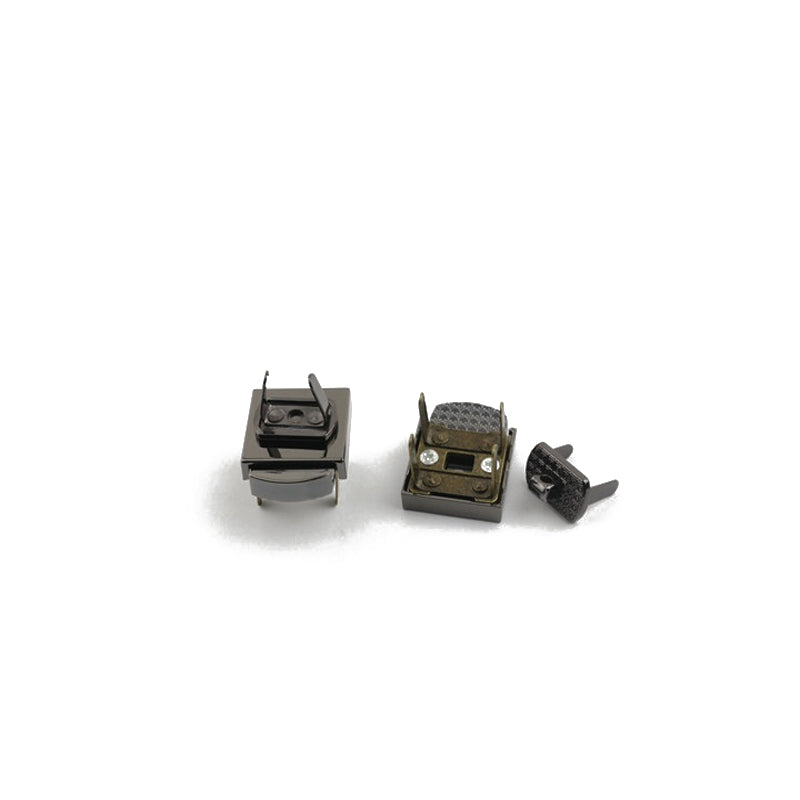 Handbag hardware accessories concealed lock