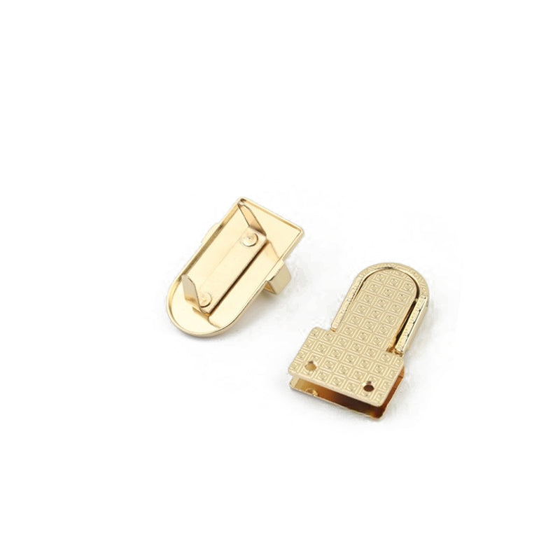 Bag hardware various color metal press plug in locks