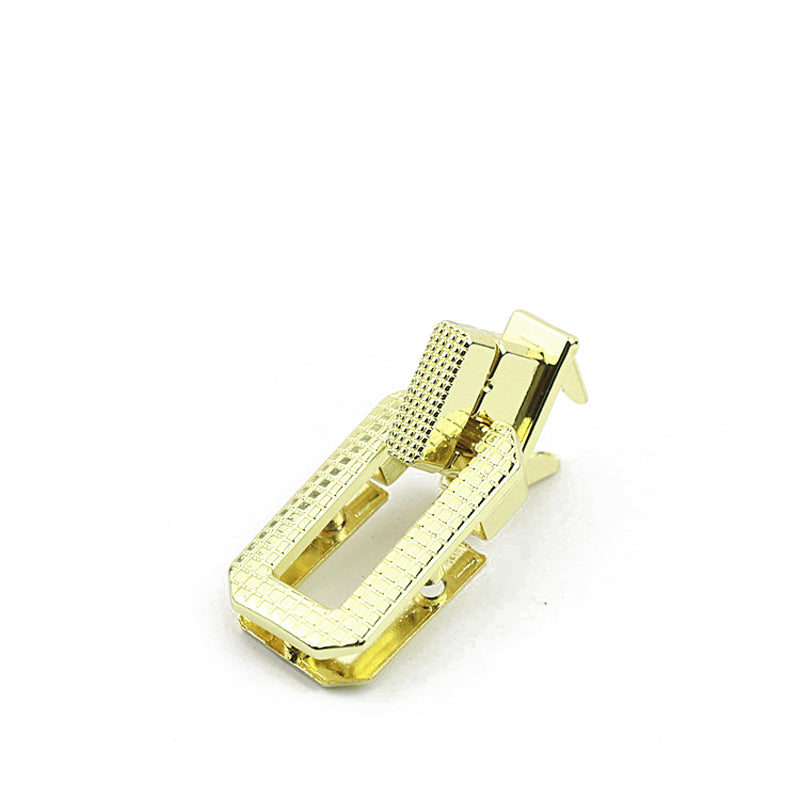 Handbag rectangle shape decoration metal turn locks