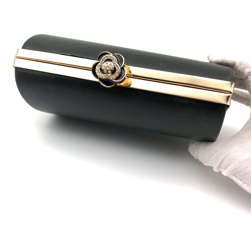 Design Graceful Generous Bag Accessories Purse Metal Clasp Plastic Shell With Flower Head Lock Decorated