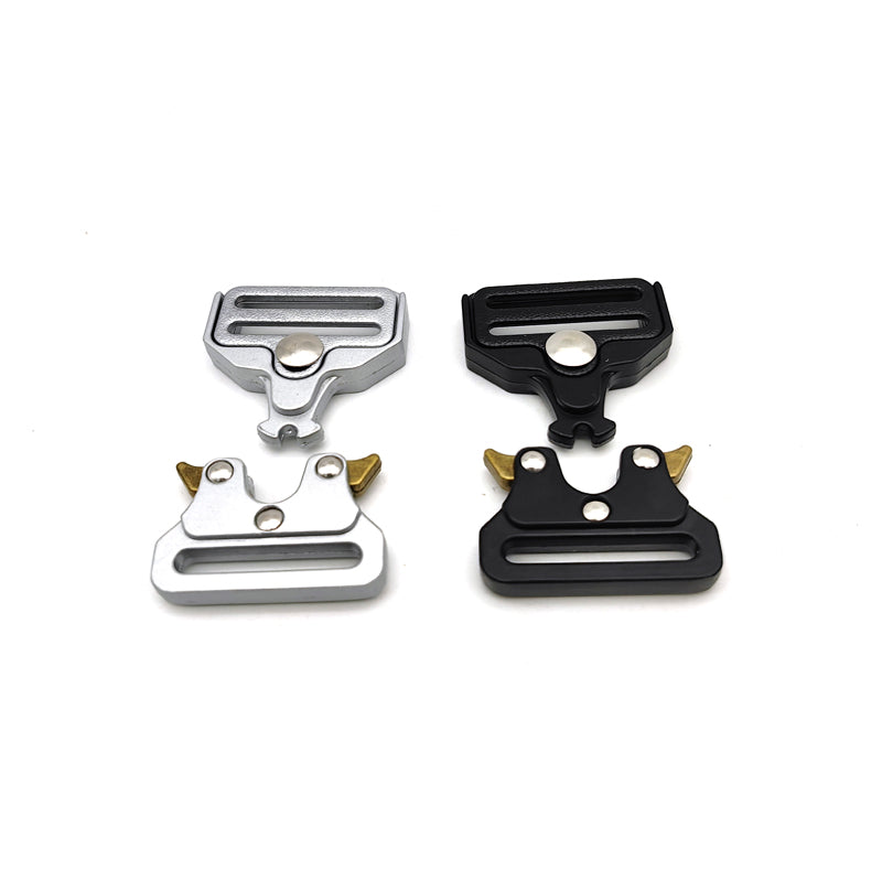 Metal Buckle Dual Adjustable Tactical Belt Buckle 25/32/38/45MM Heavy Duty Belt Buckle