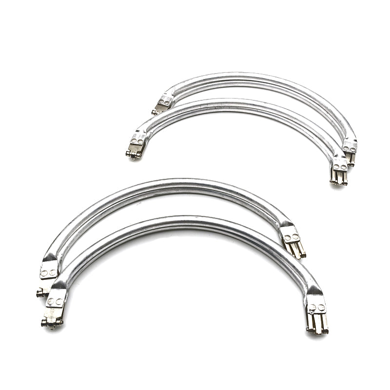 Hardware Accessories Metal Kiss Clasp Purse Frame Doctor Aluminium Tube Handle Buckle Bags Clutch Handles