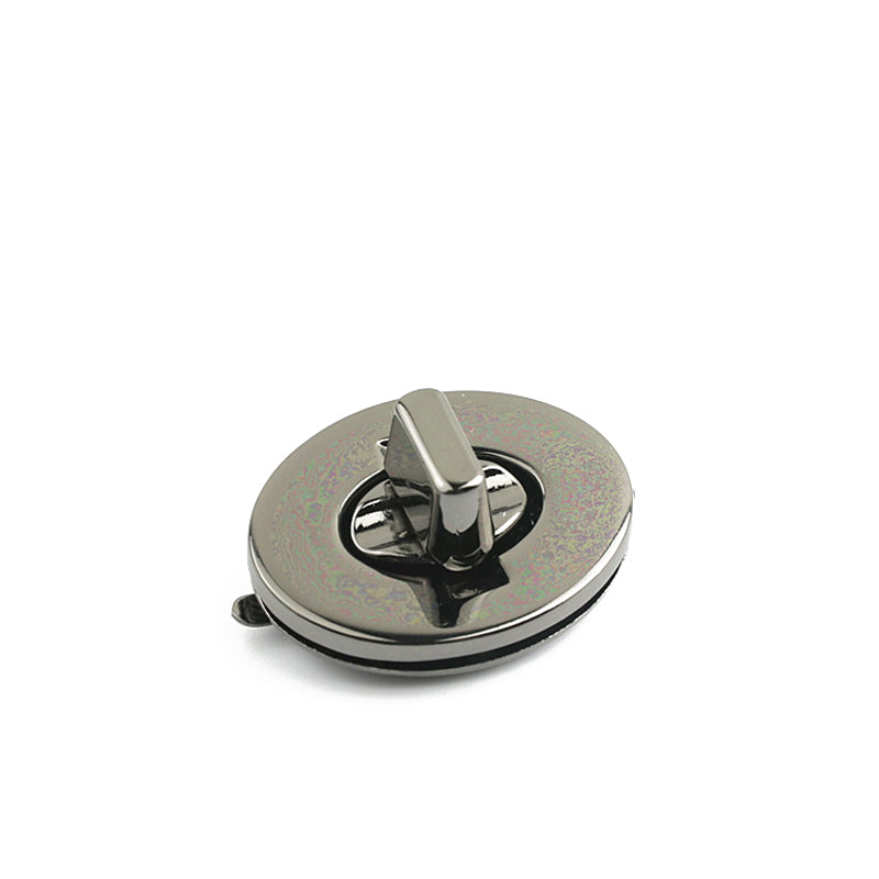 Bag zinc alloy large size metal egg lock oval-shaped turn twist lock