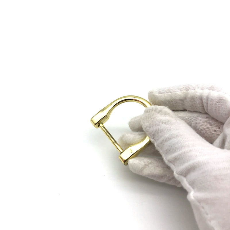 Low Quality Cheap Handbag Accessories Zinc Alloy 1 Inch D Shape Metal Buckles For Leather Bag