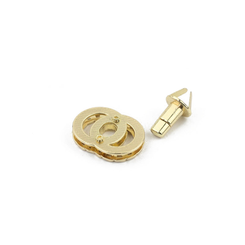 Luggage Hardware Accessories Round Chain Style Metal Twist Turn Lock
