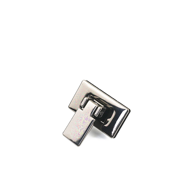 Rectangle metal clasp buckle locks for leather bag