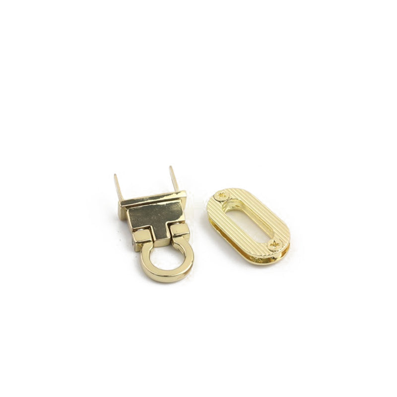 Small size metal clasp clip closure bag locks
