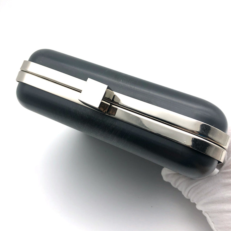 Sliver color bag accessories metal purse frame plastic box H-060