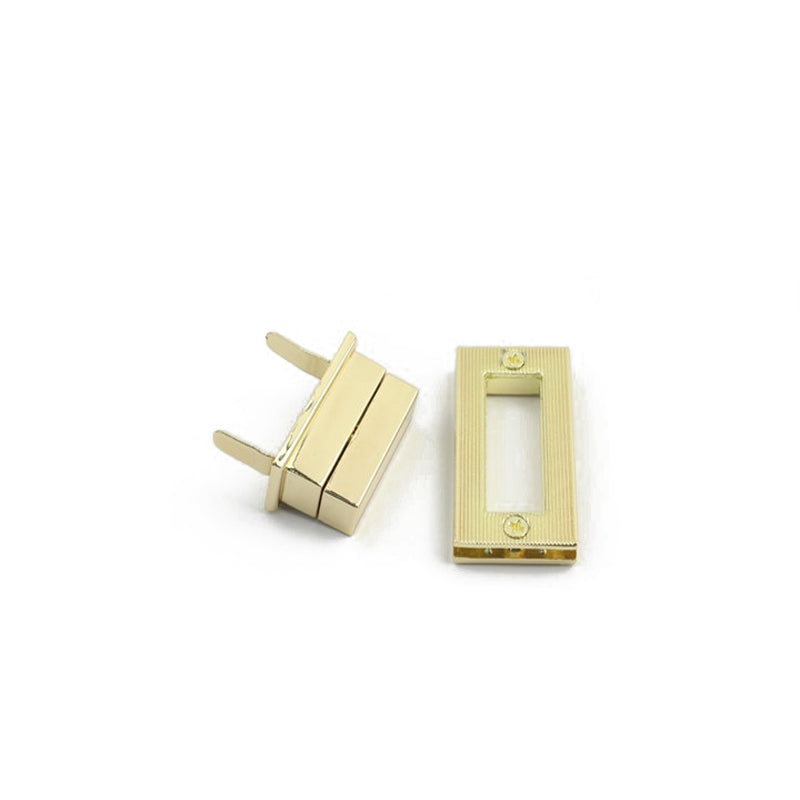 Bag hardware accessories medium size square turn twist lock