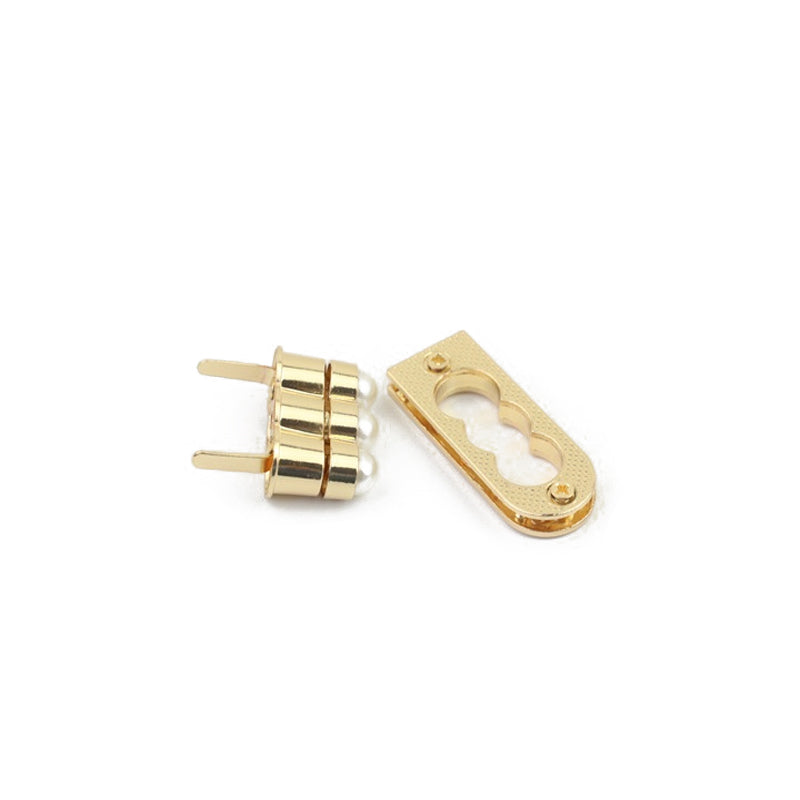 Handbag accessories pearl decoration lock head turn locks