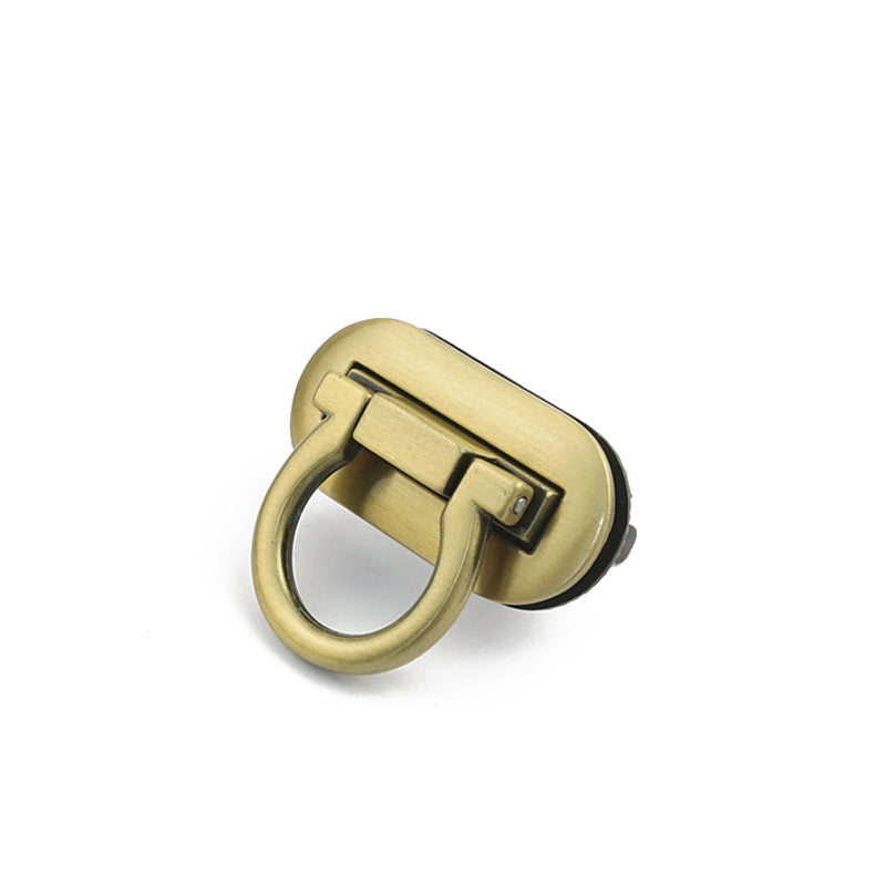 Handbag hardware accessories oval shape mortise twist lock