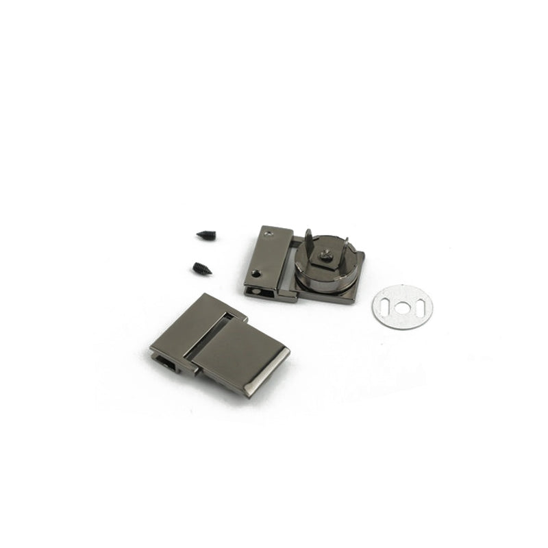 Bag hardware zinc alloy metal decoration magnetic locks