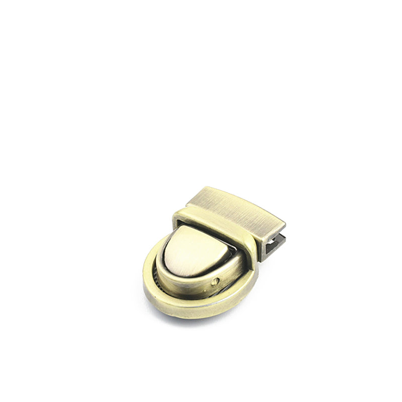 Handbag lock light gold automatic plugin lock