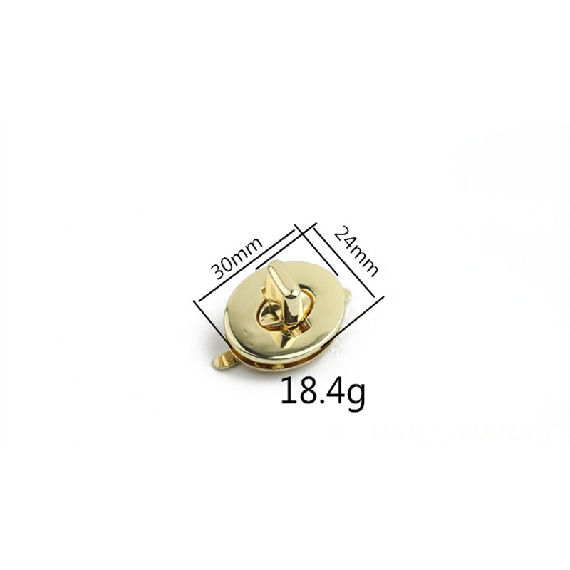 Luggage hardware accessories egg oval-shaped twist lock