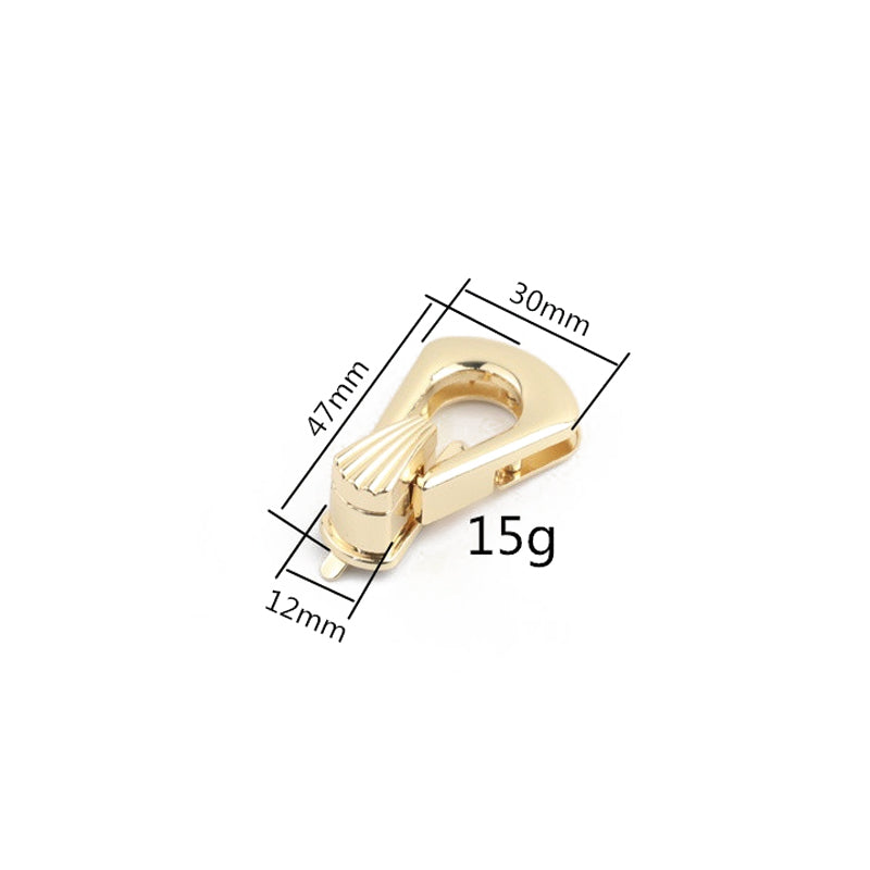 Handbag dripping type metal twist turn locks
