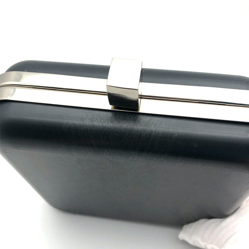 Sliver color bag accessories metal purse frame plastic box H-060