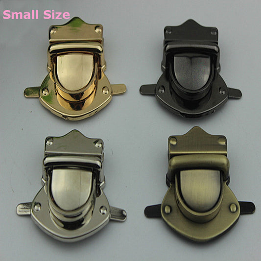 Shoulder bag hardware metal push press locks