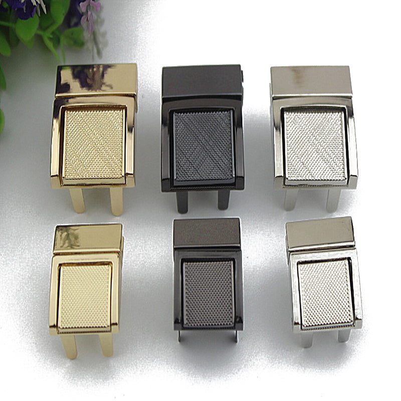 Handbag hardware accessories plug-in locks