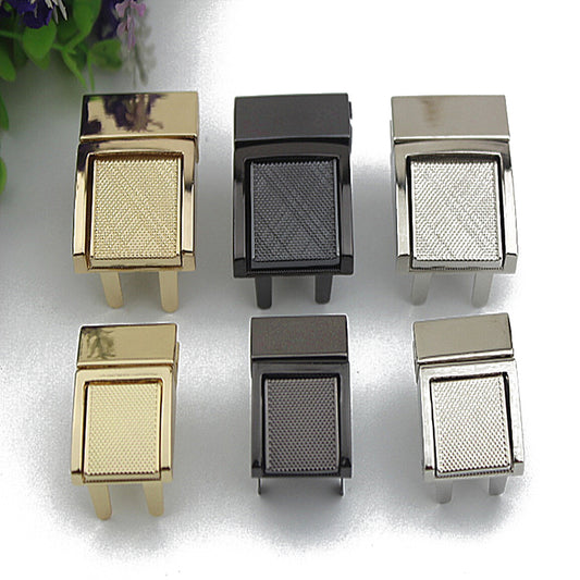 Handbag hardware accessories plug-in locks