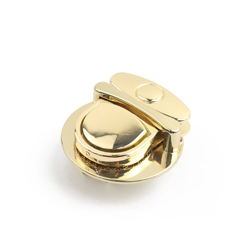 Purse hardware plus large metal plug in push locks