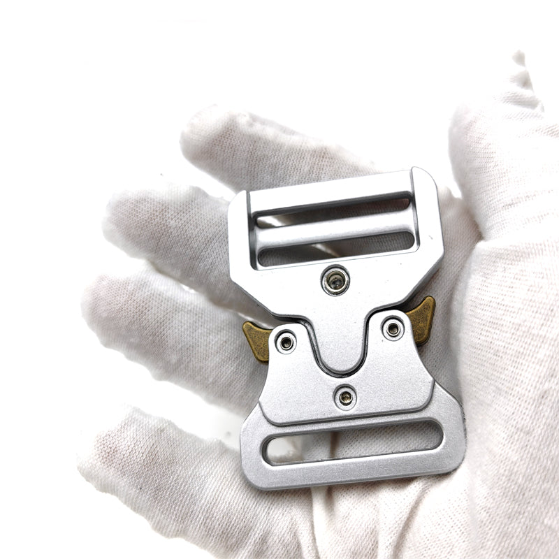 Metal Buckle Dual Adjustable Tactical Belt Buckle 25/32/38/45MM Heavy Duty Belt Buckle