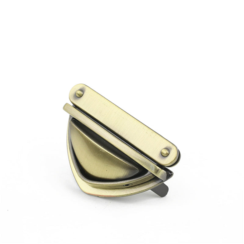 Large size bag hardware metal plugin lock