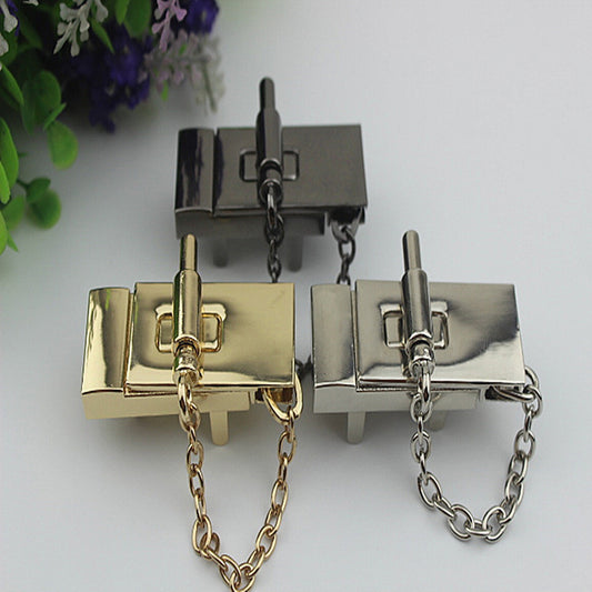 Handbag hardware decoration metal clasp clip locks