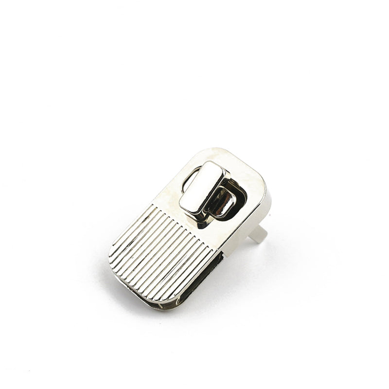 Purse hardware metal twist turn locks