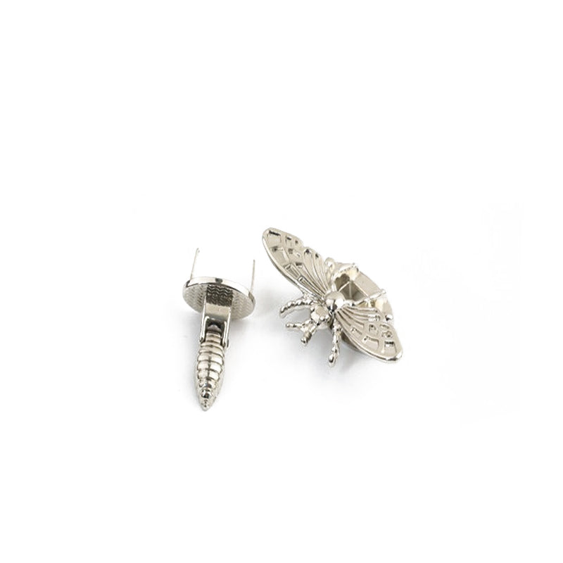 Luggage hardware accessories light gold antique gold die-casting twist lock bee plug-in  lock