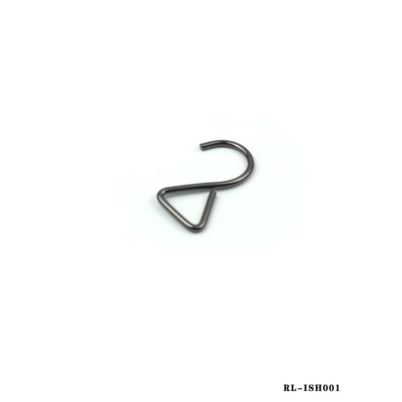 High quality 2-shaped S hook 3.8MM wire diameter iron decorative hanger hook