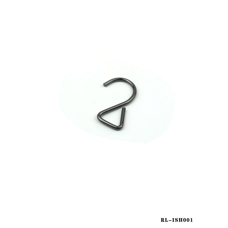 High quality 2-shaped S hook 3.8MM wire diameter iron decorative hanger hook