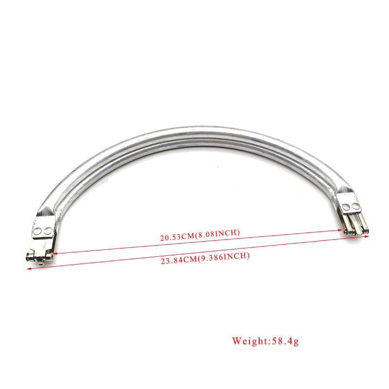 Hardware Accessories Metal Kiss Clasp Purse Frame Doctor Aluminium Tube Handle Buckle Bags Clutch Handles